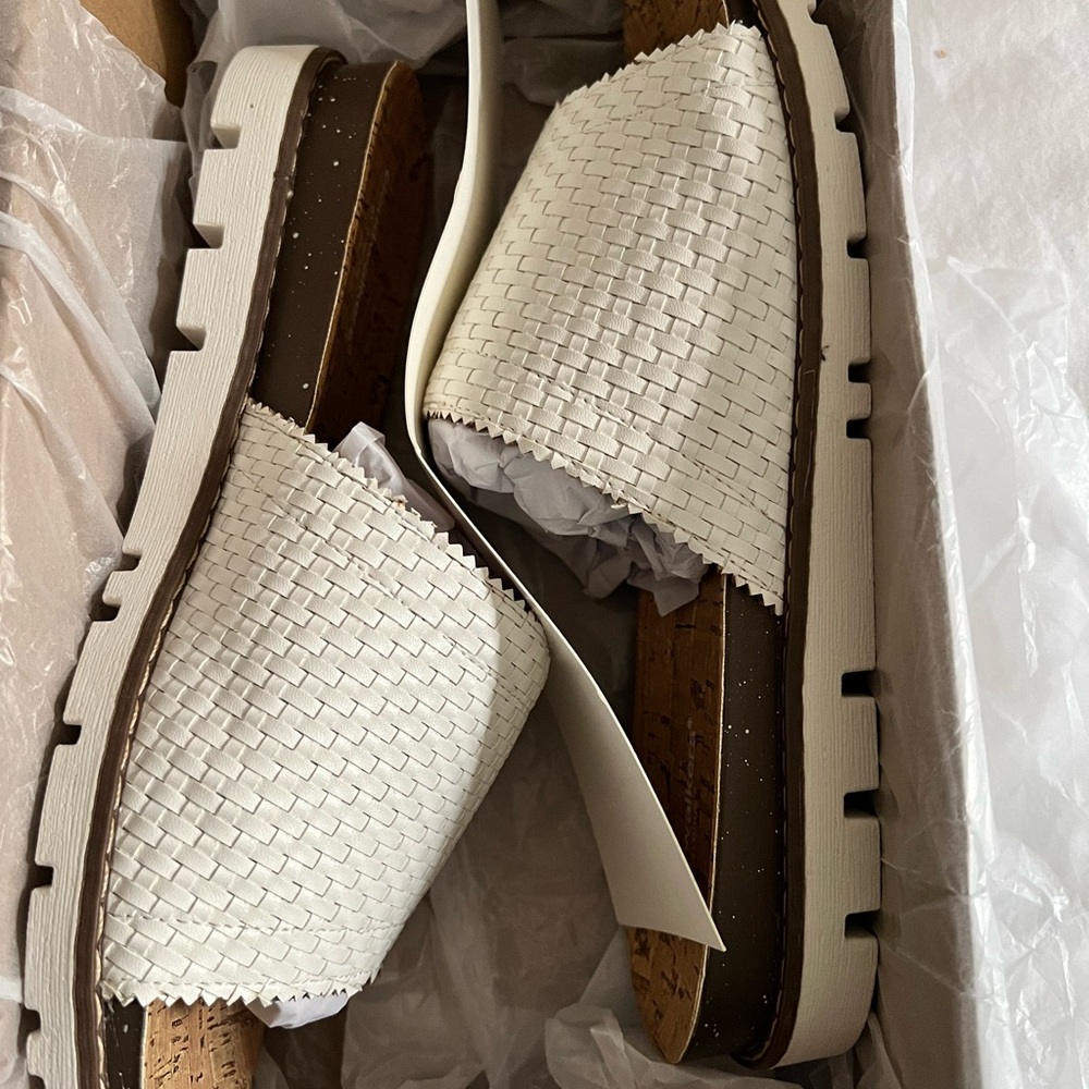 Cloudwalkers White Sandal Slip On Fiona 11W